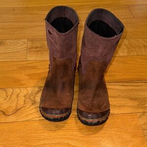 Sorel Brown Ankle Boots